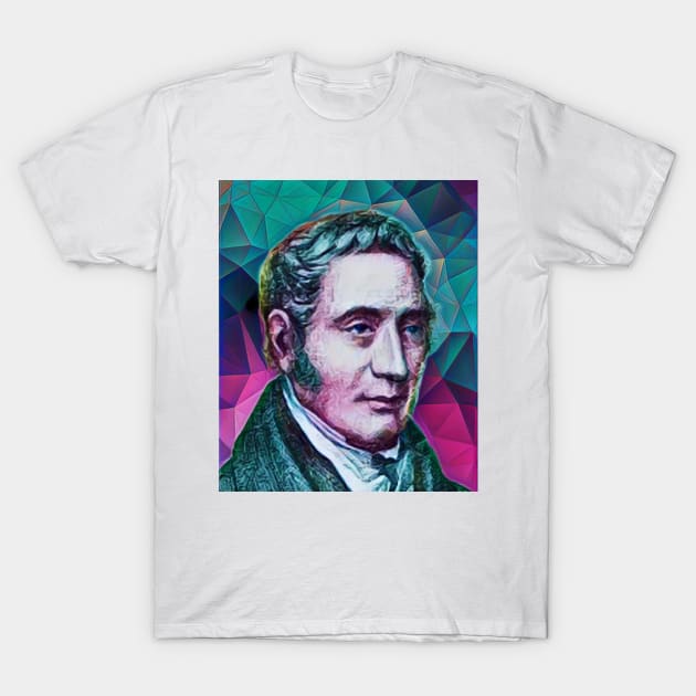 George Stephenson Portrait | George Stephenson Artwork 4 T-Shirt by JustLit